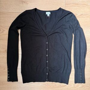 3/$30 - DYNAMITE Black Classic Knit Cardigan